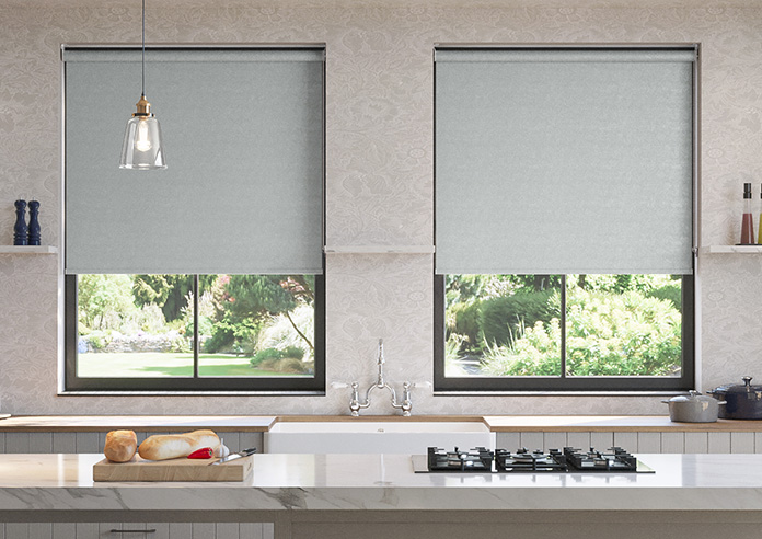 Splash (Blackout), Grey - Roller Blind - Image 3